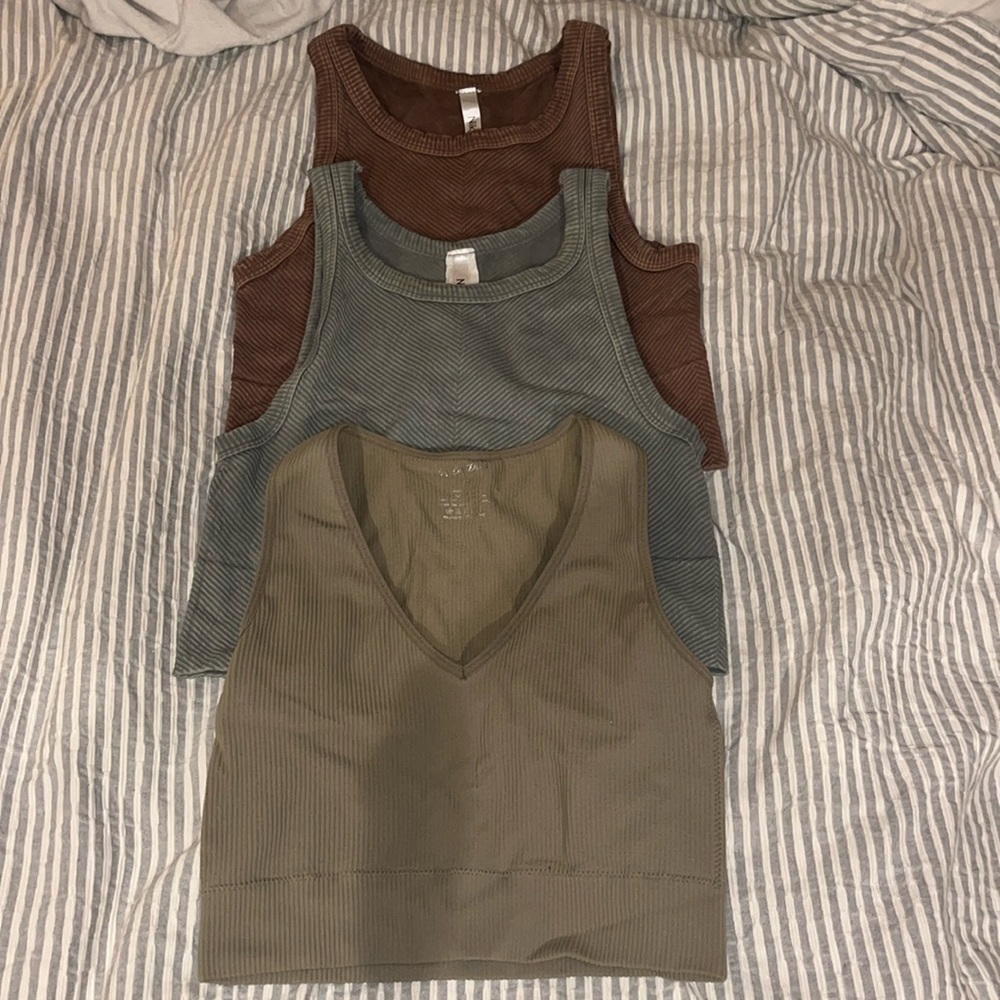 2 Nikibiki tank tops and one free people